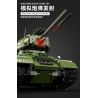 TA GAOLE T4014 4014 non  XE TĂNG T34 bộ đồ chơi xếp lắp ráp ghép mô hình Military Army TANK T34 Quân Sự Bộ Đội 2052 khối