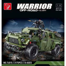 TA GAOLE T4015 4015 non  XE ĐỊA HÌNH CHIẾN BINH tỷ lệ 1:8 bộ đồ chơi xếp lắp ráp ghép mô hình  WARRIOR OFF-ROAD Kỹ Thuật Công Nghệ Cao Mô Hình Phương Tiện 3175 khối