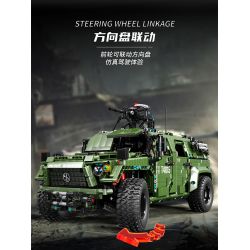 TA GAOLE T4015 4015 non  XE ĐỊA HÌNH CHIẾN BINH tỷ lệ 1:8 bộ đồ chơi xếp lắp ráp ghép mô hình  WARRIOR OFF-ROAD Kỹ Thuật Công Nghệ Cao Mô Hình Phương Tiện 3175 khối