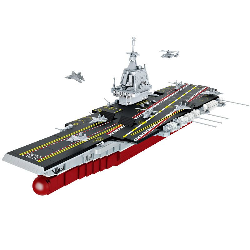 FORANGE FC4202 4202 non  TÀU SÂN BAY TYPE 003 - PHÚC KIẾN bộ đồ chơi xếp lắp ráp ghép mô hình Military Army AIRCRAFT CARRIER Quân Sự Bộ Đội 1832 khối