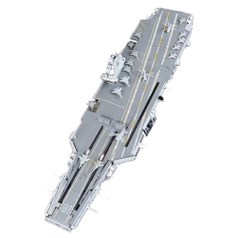 YEZAO TC1201 1201 non  HÀNG KHÔNG MẪU HẠM PHÚC KIẾN tỷ lệ 1:300 bộ đồ chơi xếp lắp ráp ghép mô hình Military Army Quân Sự Bộ Đội