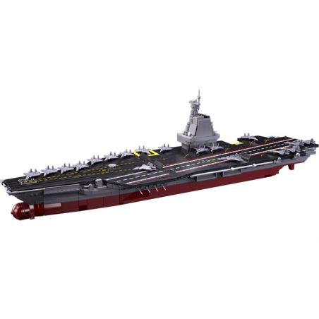 SLUBAN M38-B1188 B1188 1188 M38B1188 38-B1188 non  TÀU SÂN BAY PHÚC KIẾN 1:450 tỷ lệ 1:450 bộ đồ chơi xếp lắp ráp ghép mô hình Military Army Quân Sự Bộ Đội 1312 khối