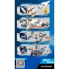 YONG LEXING 22005 non  KHÁM PHÁ KHÔNG GIAN CHUYẾN BAY 8 KẾT HỢP bộ đồ chơi xếp lắp ráp ghép mô hình Space Exploration Thám Hiểm Không Gian 874 khối