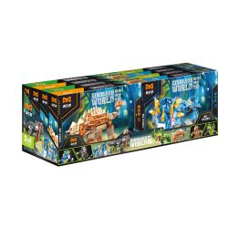 YONG LEXING 55001 non  THẾ GIỚI KHỦNG LONG 4 TỔNG HỢP bộ đồ chơi xếp lắp ráp ghép mô hình Jurassic World DINOSAUR WORLD 1666 khối