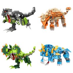 YONG LEXING 55001 non  THẾ GIỚI KHỦNG LONG 4 TỔNG HỢP bộ đồ chơi xếp lắp ráp ghép mô hình Jurassic World DINOSAUR WORLD 1666 khối