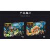 YONG LEXING 55001 non  THẾ GIỚI KHỦNG LONG 4 TỔNG HỢP bộ đồ chơi xếp lắp ráp ghép mô hình Jurassic World DINOSAUR WORLD 1666 khối