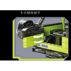 YONG LEXING 11018 non  XE ĐẦU KÉO JEEP WRANGLER bộ đồ chơi xếp lắp ráp ghép mô hình  Kỹ Thuật Công Nghệ Cao Mô Hình Phương Tiện 435 khối