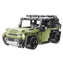 YONG LEXING 11017 non  LAND ROVER DEFENDER LÙI XE bộ đồ chơi xếp lắp ráp ghép mô hình  Kỹ Thuật Công Nghệ Cao Mô Hình Phương Tiện 522 khối