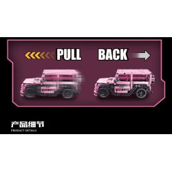 YONG LEXING 11016 non  XE LÙI BRABUS G63 bộ đồ chơi xếp lắp ráp ghép mô hình  Kỹ Thuật Công Nghệ Cao Mô Hình Phương Tiện 447 khối