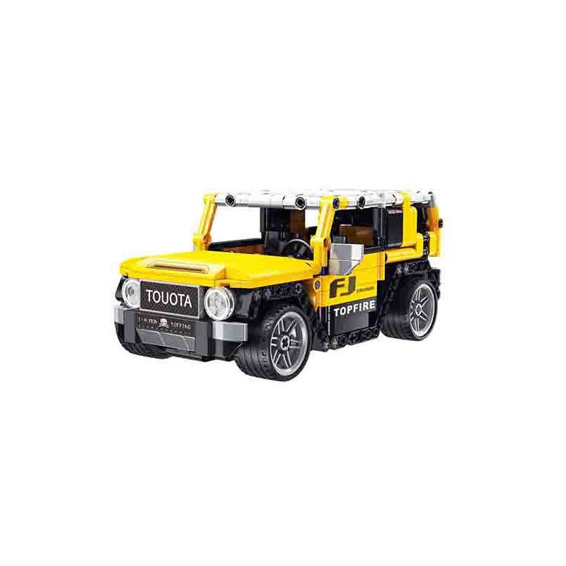 YONG LEXING 11015 non  XE ĐẦU KÉO TOYOTA CRUISER FJ bộ đồ chơi xếp lắp ráp ghép mô hình  TOYOTA LAND CRUISER Kỹ Thuật Công Nghệ Cao Mô Hình Phương Tiện 497 khối