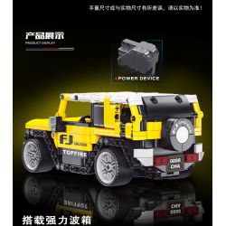 YONG LEXING 11015 non  XE ĐẦU KÉO TOYOTA CRUISER FJ bộ đồ chơi xếp lắp ráp ghép mô hình  TOYOTA LAND CRUISER Kỹ Thuật Công Nghệ Cao Mô Hình Phương Tiện 497 khối