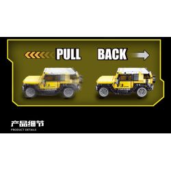 YONG LEXING 11015 non  XE ĐẦU KÉO TOYOTA CRUISER FJ bộ đồ chơi xếp lắp ráp ghép mô hình  TOYOTA LAND CRUISER Kỹ Thuật Công Nghệ Cao Mô Hình Phương Tiện 497 khối