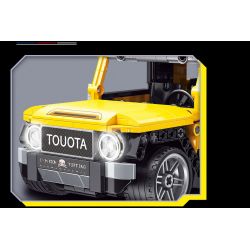 YONG LEXING 11015 non  XE ĐẦU KÉO TOYOTA CRUISER FJ bộ đồ chơi xếp lắp ráp ghép mô hình  TOYOTA LAND CRUISER Kỹ Thuật Công Nghệ Cao Mô Hình Phương Tiện 497 khối