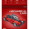 YONG LEXING 11013 non  PAGANI LÙI XE bộ đồ chơi xếp lắp ráp ghép mô hình  Kỹ Thuật Công Nghệ Cao Mô Hình Phương Tiện 454 khối