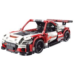 YONG LEXING 11008 non  XE KÉO AUDI TT RS bộ đồ chơi xếp lắp ráp ghép mô hình  Kỹ Thuật Công Nghệ Cao Mô Hình Phương Tiện 464 khối