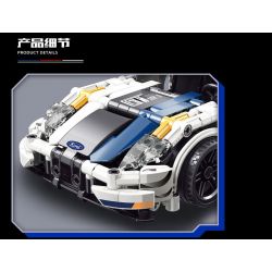 YONG LEXING 11007 non  FORD GT MK II XE KÉO bộ đồ chơi xếp lắp ráp ghép mô hình  Kỹ Thuật Công Nghệ Cao Mô Hình Phương Tiện 480 khối