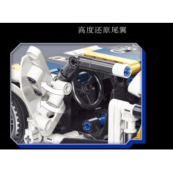 YONG LEXING 11007 non  FORD GT MK II XE KÉO bộ đồ chơi xếp lắp ráp ghép mô hình  Kỹ Thuật Công Nghệ Cao Mô Hình Phương Tiện 480 khối