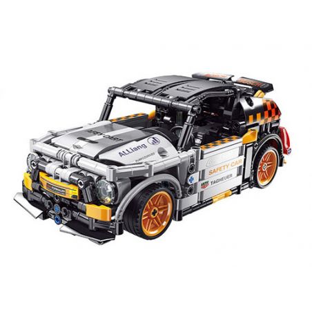 YONG LEXING 11006 non  XE LÙI BMW MINI JCW GP bộ đồ chơi xếp lắp ráp ghép mô hình  Kỹ Thuật Công Nghệ Cao Mô Hình Phương Tiện 484 khối