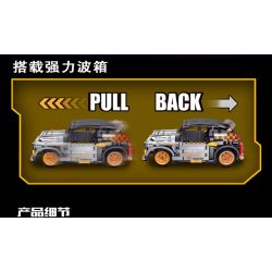 YONG LEXING 11006 non  XE LÙI BMW MINI JCW GP bộ đồ chơi xếp lắp ráp ghép mô hình  Kỹ Thuật Công Nghệ Cao Mô Hình Phương Tiện 484 khối