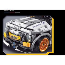 YONG LEXING 11006 non  XE LÙI BMW MINI JCW GP bộ đồ chơi xếp lắp ráp ghép mô hình  Kỹ Thuật Công Nghệ Cao Mô Hình Phương Tiện 484 khối