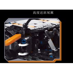 YONG LEXING 11004 non  BUGATTI VEYRON LÙI XE bộ đồ chơi xếp lắp ráp ghép mô hình  BUGATTI CHIRON Kỹ Thuật Công Nghệ Cao Mô Hình Phương Tiện 490 khối