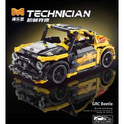 YONG LEXING 11003 non  BEETLE GRC KÉO LÙI XE bộ đồ chơi xếp lắp ráp ghép mô hình  GRC BEETLE Kỹ Thuật Công Nghệ Cao Mô Hình Phương Tiện 459 khối