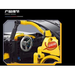 YONG LEXING 11003 non  BEETLE GRC KÉO LÙI XE bộ đồ chơi xếp lắp ráp ghép mô hình  GRC BEETLE Kỹ Thuật Công Nghệ Cao Mô Hình Phương Tiện 459 khối