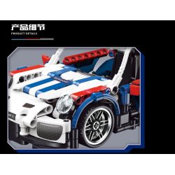 YONG LEXING 11001 non  XE KÉO PORSCHE 911 GT2 bộ đồ chơi xếp lắp ráp ghép mô hình  Kỹ Thuật Công Nghệ Cao Mô Hình Phương Tiện 450 khối