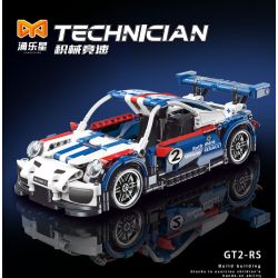 YONG LEXING 11001 non  XE KÉO PORSCHE 911 GT2 bộ đồ chơi xếp lắp ráp ghép mô hình  Kỹ Thuật Công Nghệ Cao Mô Hình Phương Tiện 450 khối