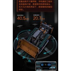 XIAOMI MITU MI ONEBOT XJXL07IQI 07IQI non  XE KỸ THUẬT TIÊN PHONG bộ đồ chơi xếp lắp ráp ghép mô hình  Kỹ Thuật Công Nghệ Cao Mô Hình Phương Tiện 1530 khối