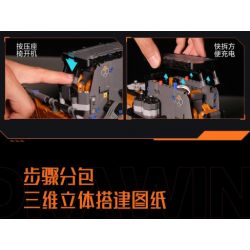 XIAOMI MITU MI ONEBOT XJXL07IQI 07IQI non  XE KỸ THUẬT TIÊN PHONG bộ đồ chơi xếp lắp ráp ghép mô hình  Kỹ Thuật Công Nghệ Cao Mô Hình Phương Tiện 1530 khối