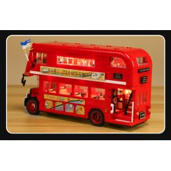 CADA DOUBLEE C59008 59008 non  XE BUÝT DU LỊCH CỔ ĐIỂN LUÂN ĐÔN bộ đồ chơi xếp lắp ráp ghép mô hình Creator Expert Chuyên Gia Sáng Tạo 1770 khối