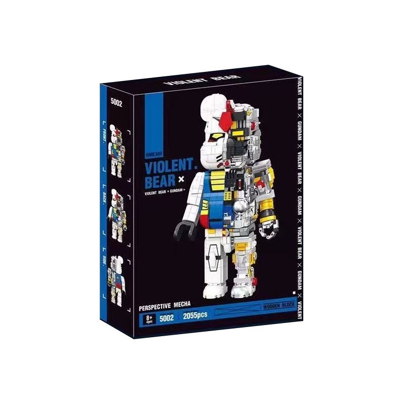 5002 non  GẤU BẠO LỰC bộ đồ chơi xếp lắp ráp ghép mô hình Movie & Game VIOLENT BEAR Phim Và Trò Chơi 2055 khối