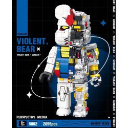 5002 non  GẤU BẠO LỰC bộ đồ chơi xếp lắp ráp ghép mô hình Movie & Game VIOLENT BEAR Phim Và Trò Chơi 2055 khối