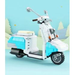QIZHILE 85009 non  XE TAY GA TÊN LỬA RÙA bộ đồ chơi xếp lắp ráp ghép mô hình Creator JULLO MOTO Sáng Tạo
