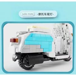 QIZHILE 85009 non  XE TAY GA TÊN LỬA RÙA bộ đồ chơi xếp lắp ráp ghép mô hình Creator JULLO MOTO Sáng Tạo