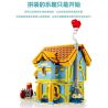MorkModel 031053 Mork Model 031053 non  BIỆT THỰ TÌNH YÊU bộ đồ chơi xếp lắp ráp ghép mô hình TOONCITY TOWNHOUSE 2410 khối