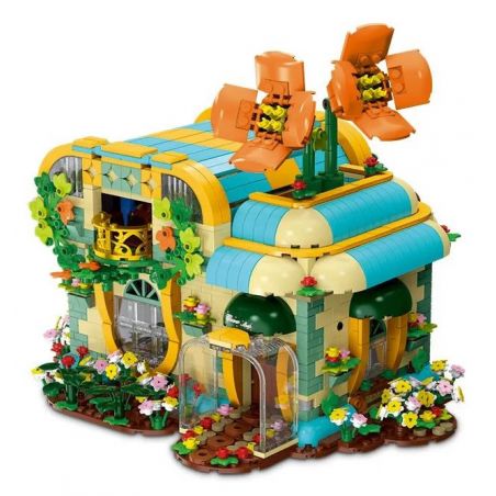 MorkModel 031051 Mork Model 031051 non  CỬA HÀNG HOA bộ đồ chơi xếp lắp ráp ghép mô hình TOONCITY FLORIST 2102 khối