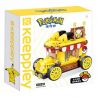 KEEPPLEY K20213 20213 non  XE TẢI THỨC ĂN MINI PHONG CÁCH PIKACHU bộ đồ chơi xếp lắp ráp ghép mô hình Pokémon POKEMON