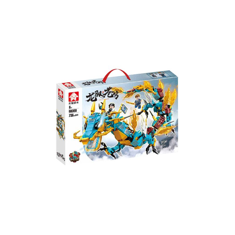 LEYI 68309 non  SHENLONG KẺ THỐNG TRỊ RỒNG bộ đồ chơi xếp lắp ráp ghép mô hình 736 khối