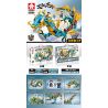 LEYI 68309 non  SHENLONG KẺ THỐNG TRỊ RỒNG bộ đồ chơi xếp lắp ráp ghép mô hình 736 khối