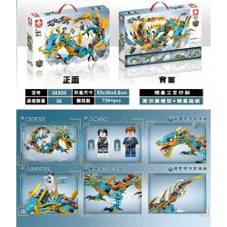 LEYI 68309 non  SHENLONG KẺ THỐNG TRỊ RỒNG bộ đồ chơi xếp lắp ráp ghép mô hình 736 khối