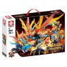 LEYI 68308 non  RỒNG: RỒNG DUNG NHAM bộ đồ chơi xếp lắp ráp ghép mô hình LAVA DRAGON 786 khối