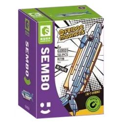 SEMBO 610023 non  CÁ THU ĐAO bộ đồ chơi xếp lắp ráp ghép mô hình Fridge Refrigerator Magnets FRIDGE MAGNETS Nam Châm Dính Tủ Lạnh 58 khối