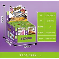 SEMBO 610021 non  TÔM CÀNG bộ đồ chơi xếp lắp ráp ghép mô hình Fridge Refrigerator Magnets FRIDGE MAGNETS Nam Châm Dính Tủ Lạnh 51 khối