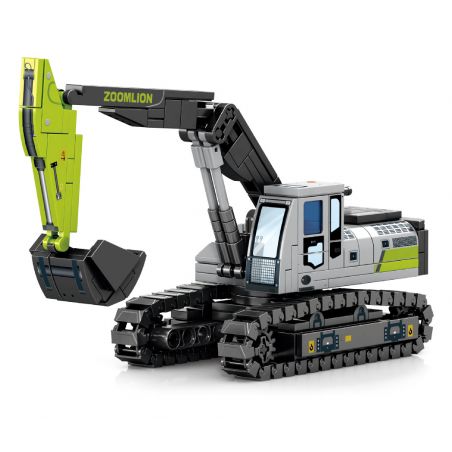 SEMBO 705103 non  MÁY XÚC bộ đồ chơi xếp lắp ráp ghép mô hình 236 khối