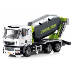 SEMBO 705100 non  XE TRỘN BÊ TÔNG bộ đồ chơi xếp lắp ráp ghép mô hình 222 khối