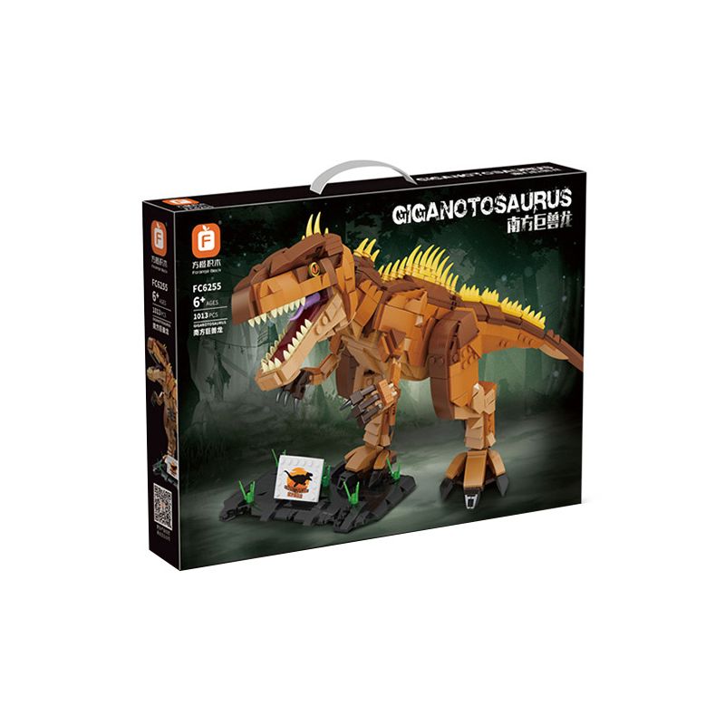 FORANGE FC6255 6255 non  KHỦNG LONG KHỔNG LỒ bộ đồ chơi xếp lắp ráp ghép mô hình Creator Expert GIGANOTOSAURUS Chuyên Gia Sáng Tạo 1013 khối