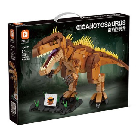 FORANGE FC6255 6255 non  KHỦNG LONG KHỔNG LỒ bộ đồ chơi xếp lắp ráp ghép mô hình Creator Expert GIGANOTOSAURUS Chuyên Gia Sáng Tạo 1013 khối