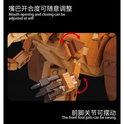 FORANGE FC6255 6255 non  KHỦNG LONG KHỔNG LỒ bộ đồ chơi xếp lắp ráp ghép mô hình Creator Expert GIGANOTOSAURUS Chuyên Gia Sáng Tạo 1013 khối